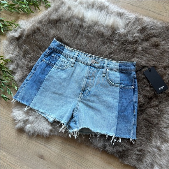 Hudson Jeans Pants - Hudson Jeans High-Rise Color Block Lori Denim Short - NWT - Size 27